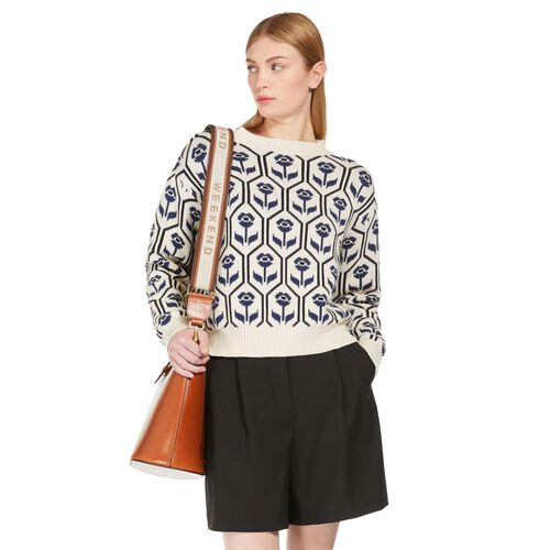 Weekend Max Mara Odeon Cotton Knit Sweatshirt